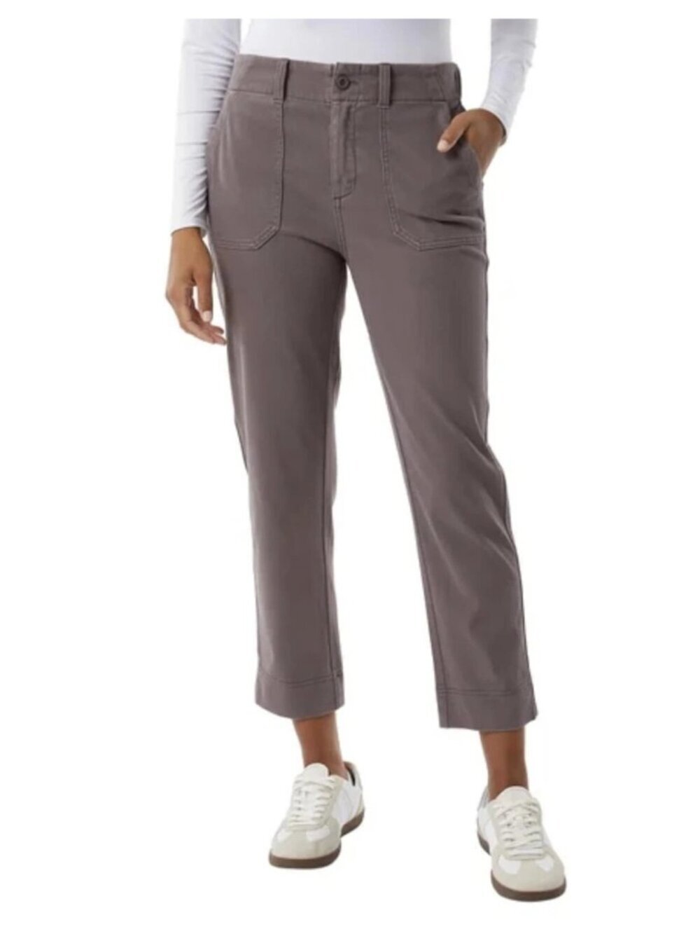 NWT 32 Degrees Cool Women's XXL Ankle Length Pants Purple Stretch Cotton P0764